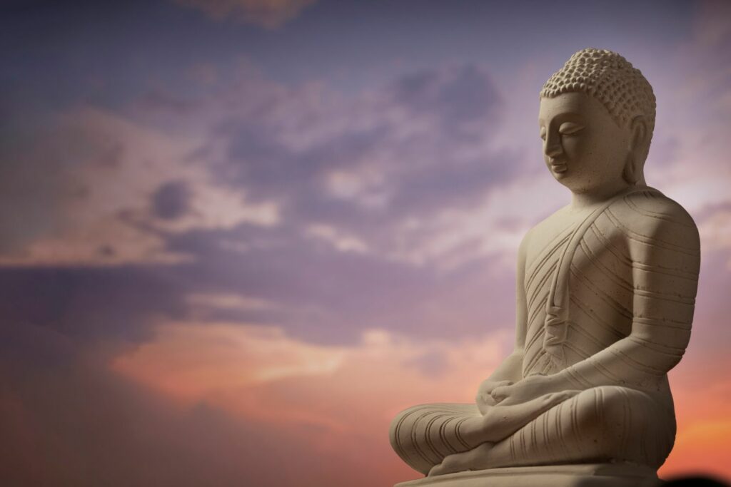 statue de bouddha faisait référence a la fête du Weak
